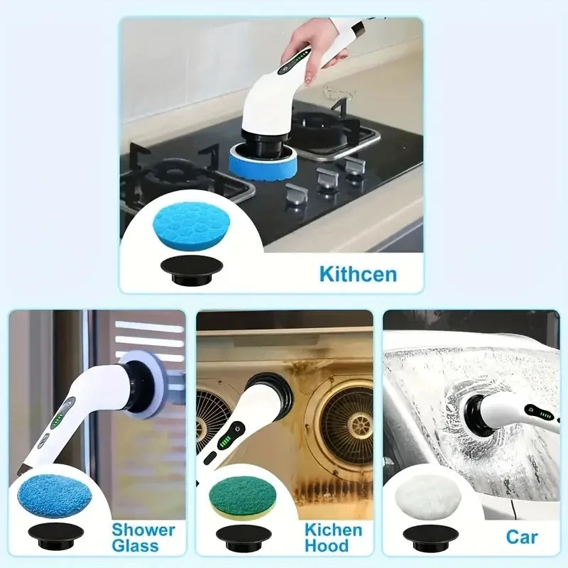 SparkSpin Electric Home Cleaning Scrubber
