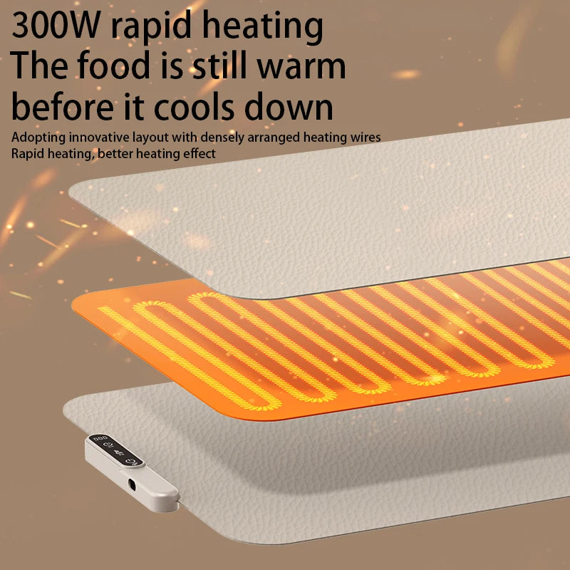 WarmFold Silicone Meal Warming Mat