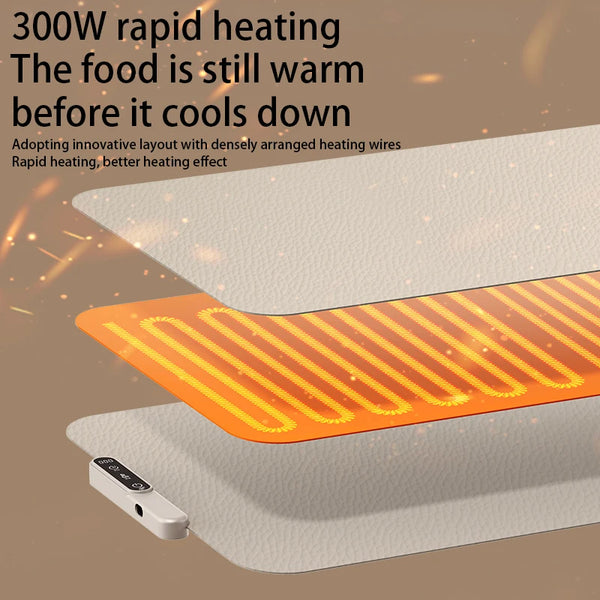 WarmFold Silicone Meal Warming Mat