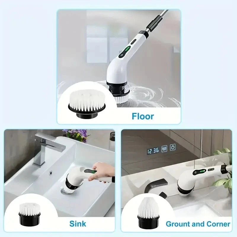 SparkSpin Electric Home Cleaning Scrubber